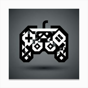 Video Game Controller Vector Illustration Canvas Print