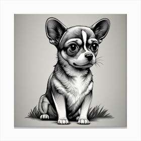 Chihuahua Dog Canvas Print
