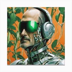 Man With Headphones 4 Canvas Print