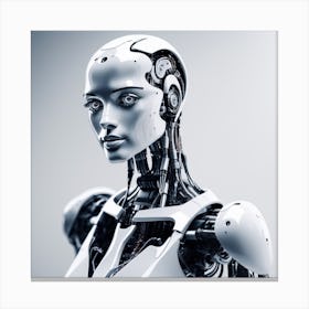 Robot Woman 8 Canvas Print