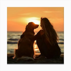 Stockcake Sunset Bonding Moment 1720412849 1 Canvas Print