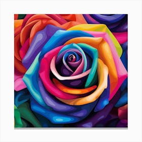 Colorful Roses 12 Canvas Print