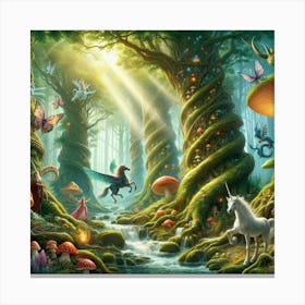 Fairy Forest 1 Canvas Print