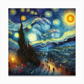 Starry Night 2 Canvas Print