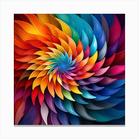 Abstract Colorful Background Canvas Print