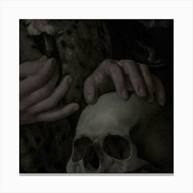 'The Skull Of A Man' Canvas Print