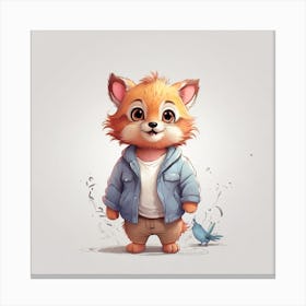 Cute Fox 1 Canvas Print