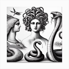 Medusa 3 Canvas Print