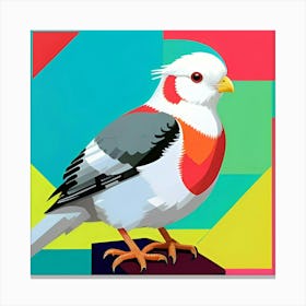 Bird popart 1 Canvas Print