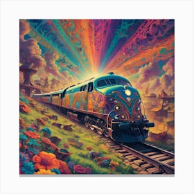 Psychedelic Express 2 Canvas Print