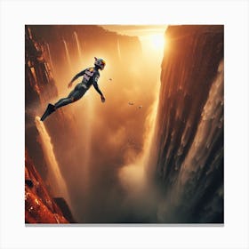 Red Bull Cliff Diving4 Canvas Print