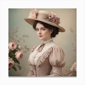 Victorian Woman 2 Canvas Print
