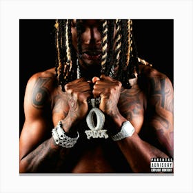 King Von Album Fanart 3 Canvas Print