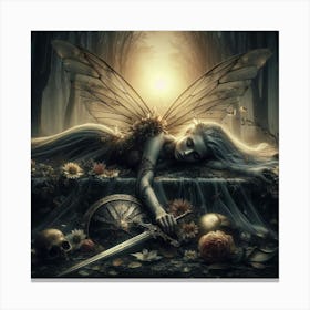 Fairy Of Death 1 Canvas Print