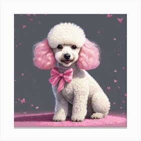 Poodle 1 Canvas Print