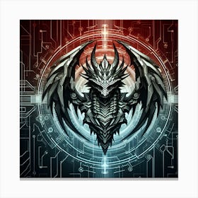 Dragon Design 7 Canvas Print