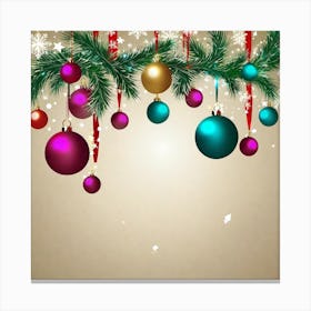 Christmas Background 2 Canvas Print