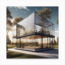 Glass House Canvas Print