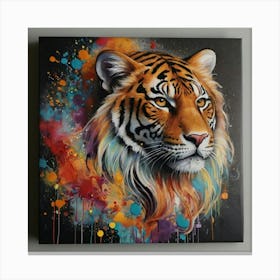 Tiger Painting Canvas Print