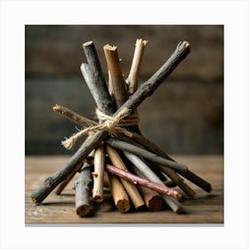 Twigs And Sticks Canvas Print