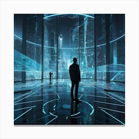 Futuristic City 4 Canvas Print