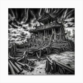 Abandoned House Canvas Print