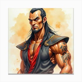 Mortal Kombat Ninja Fighter Concept Art (69) Canvas Print