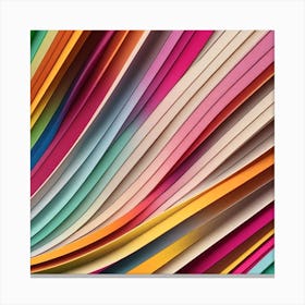 Dreamshaper V7 Lines Of Different Colors 0 Canvas Print