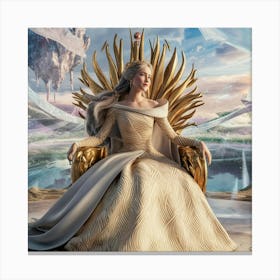 Queen Of The Throne Canvas Print