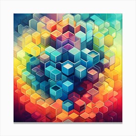 Cubes Canvas Print