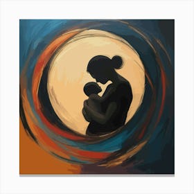 Mother And Child Canvas Print