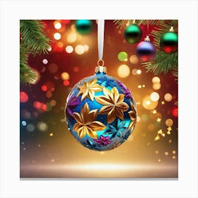 Christmas Ornaments 170 Canvas Print