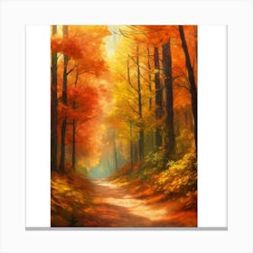 Autumn Path 3 Canvas Print