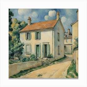 House Of Pre Lacroix 1873 Paul Cezanne Art Print 1 Canvas Print