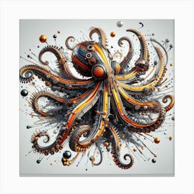 Octopus 3 Canvas Print