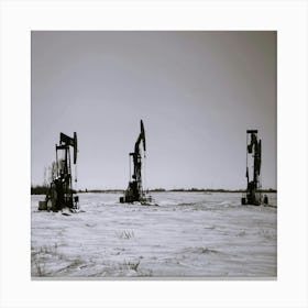 Petrol Prairie Canvas Print