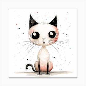 Cute Cat Canvas Print