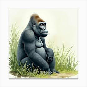 Gorilla Canvas Print