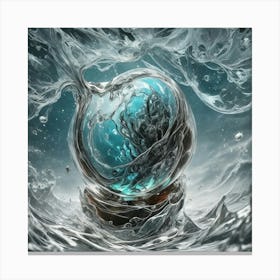 Water Sphere Canvas Print