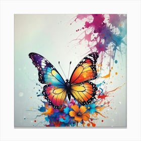 Colorful Butterfly 65 Canvas Print