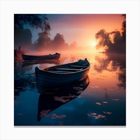 Boats Fine Art Posters By Csaba Fikker For Ai Art Depot 2 Canvas Print