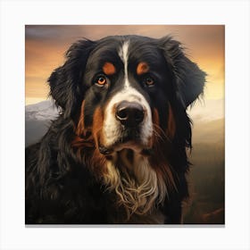 Bernese Mountain Dog 1 Canvas Print