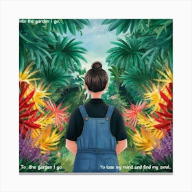 Into The Garden 3 Canvas Print