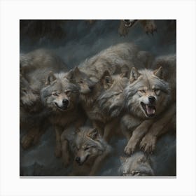 Wolf Pack Canvas Print