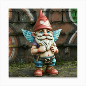 Cupid Gnome 1 Canvas Print