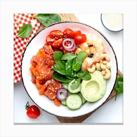 Healthy Salad Canvas Print