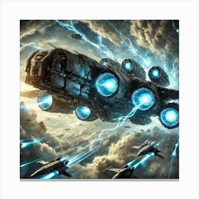 Maelstrom Class Assault Ship Canvas Print