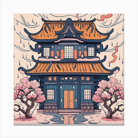 Asian House 6 Canvas Print