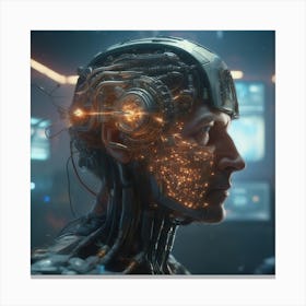 Cyborg 79 Canvas Print