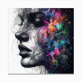 Abstract Painting Canvas Print